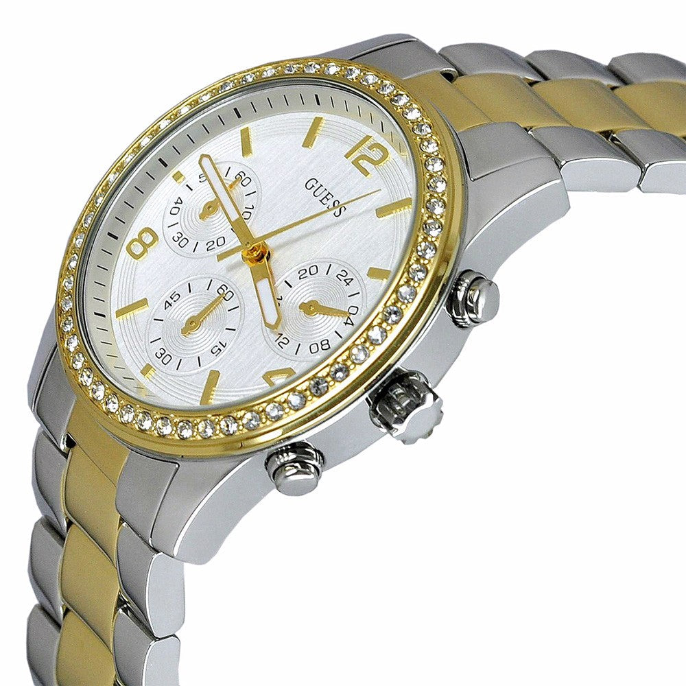 Guess Mini Spectrum Diamond Two-Tone Ladies Watch W0122L2