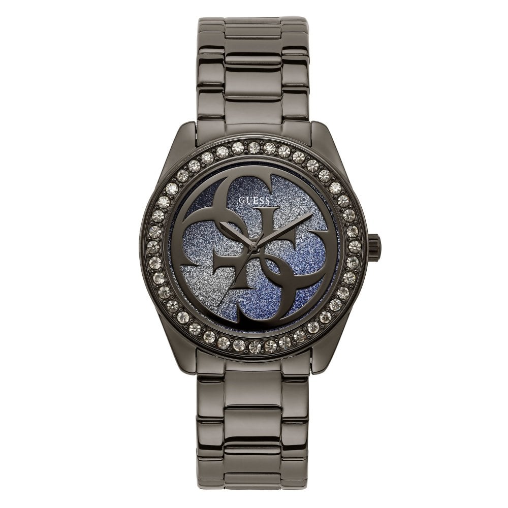 Guess  Women's Analog Ion Coated Stainless Steel Bracelet Women's Watch  W1201L4 - Dawson Watches