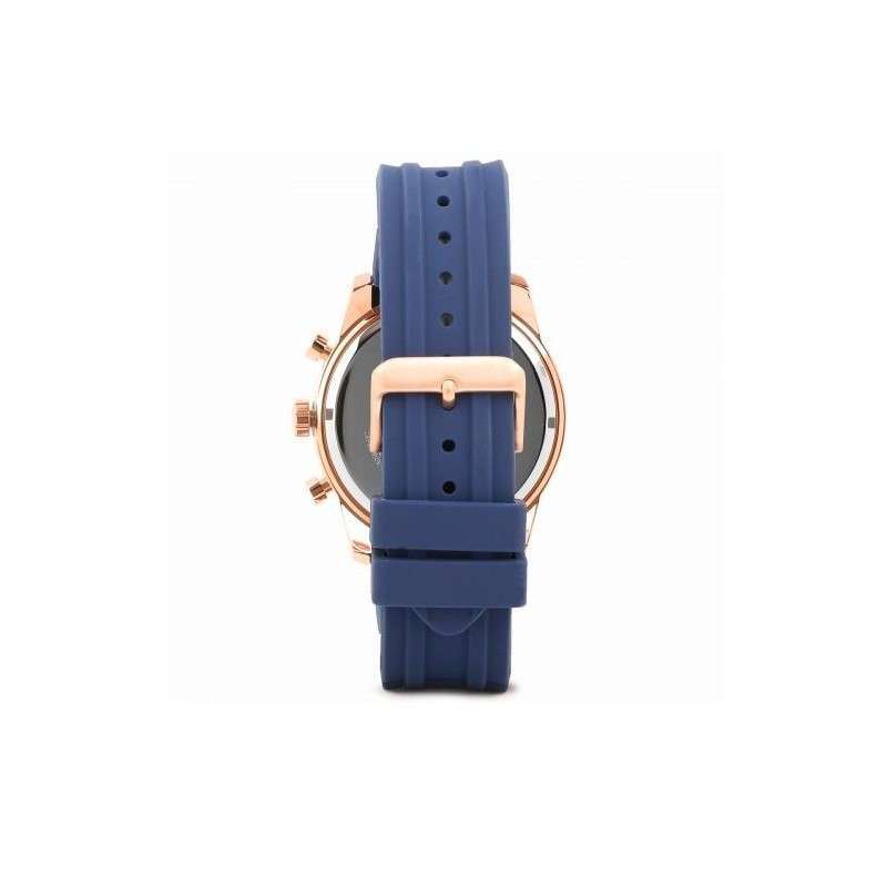 Guess Caliber White Dial Blue Rubber Strap Chronograph  Men's Watch W0864G5 - Dawson Watches #3