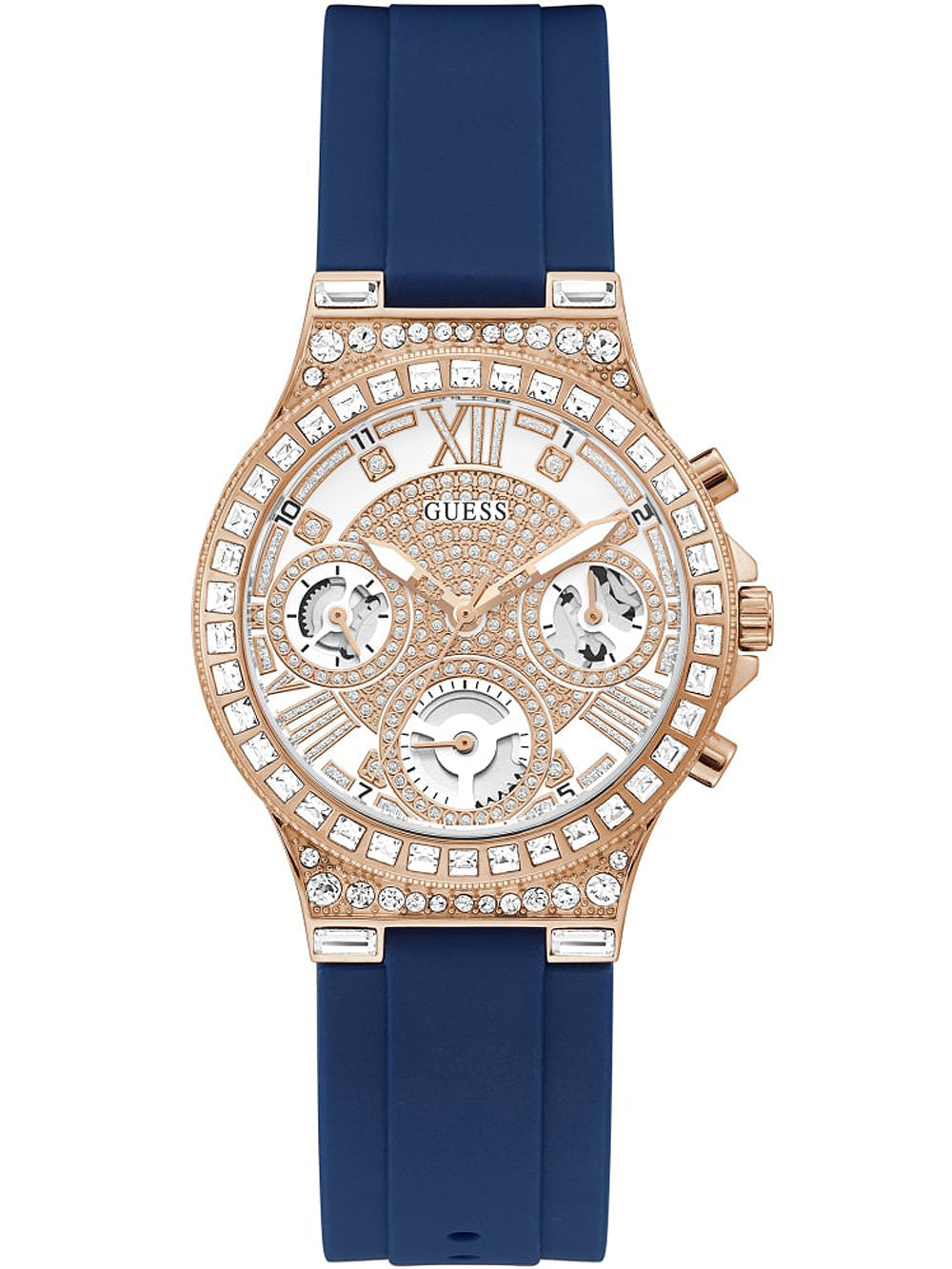 Guess Moonlight Chronograph Blue Strap Women's Watch GW0257L3