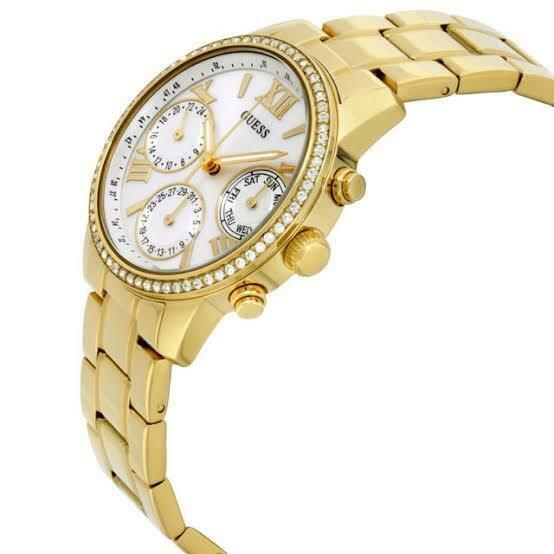 Guess Mini Sunrise Diamond All Gold Ladies Watch W0623L3