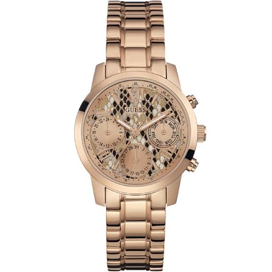 Guess Mini Sunrise Multi-Function Rose Gold Tone Ladies Watch W0448L9