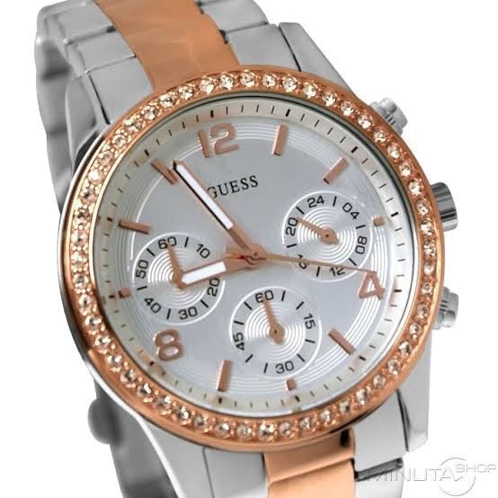 Guess Mini Spectrum Diamond Two-Tone Ladies Watch W0122L1