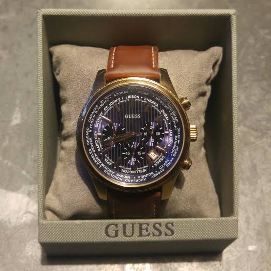 Guess Pursuit Chronograph Blue Dial Men's Watch W0500G1