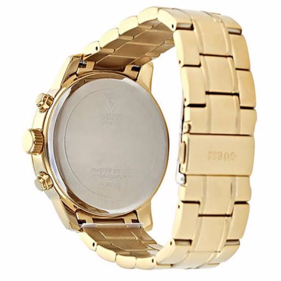 Guess Sunrise Multi-Function Gold-Tone Watch W0330L1