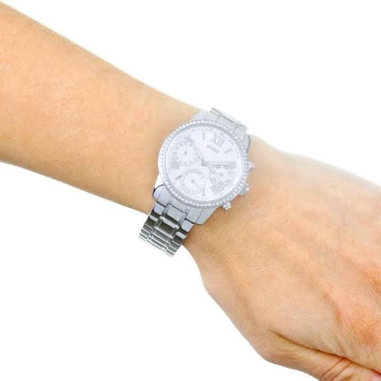 Guess Mini Sunrise Diamond Silver-Tone Ladies Watch W0623L1