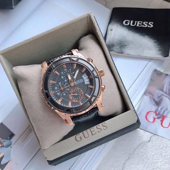 Guess Pinnacle Chronograph Black Dial Men's Watch W0673G5