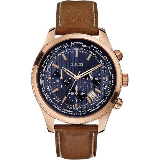 Guess Pursuit Chronograph Blue Dial Men's Watch W0500G1