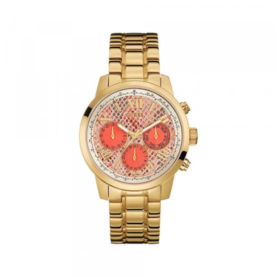 Guess Sunrise Multi-Function Gold-Tone Ladies Watch W0330L11