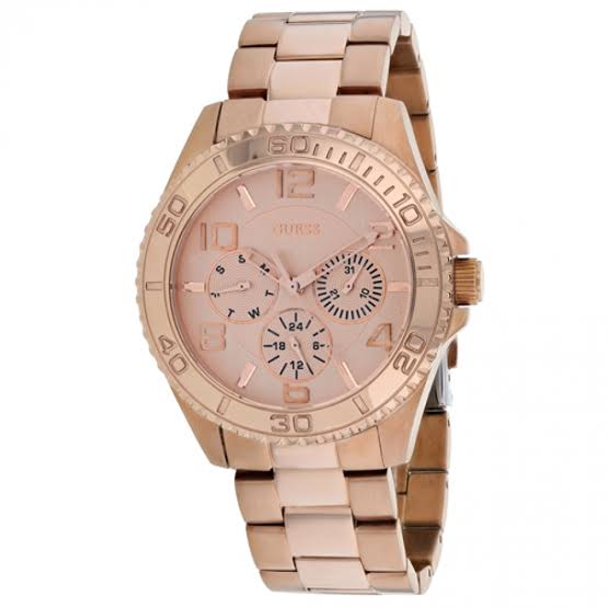 Guess Multi-Function Rose Gold Men's Watch W0231L4