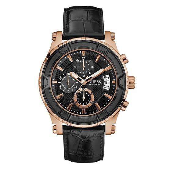 Guess Pinnacle Chronograph Black Dial Men's Watch W0673G5