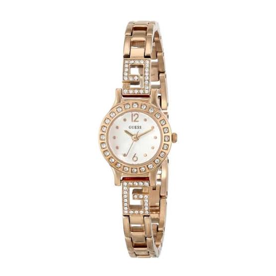 Guess Darling Diamond White Dial Ladies Watch W0411L3