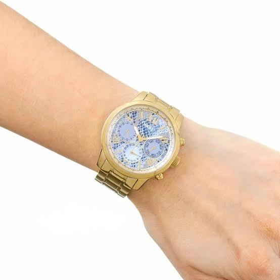 Guess Sunrise Multi-Function Gold-Tone Ladies Watch W0330L13