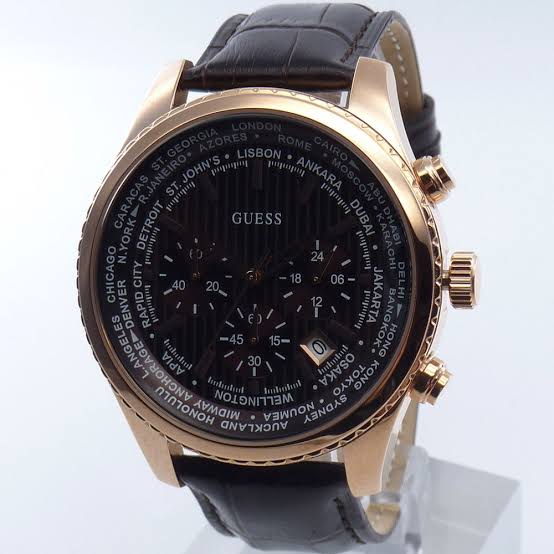 Guess Pursuit Chronograph Brown Dial Men's Watch W0500G3