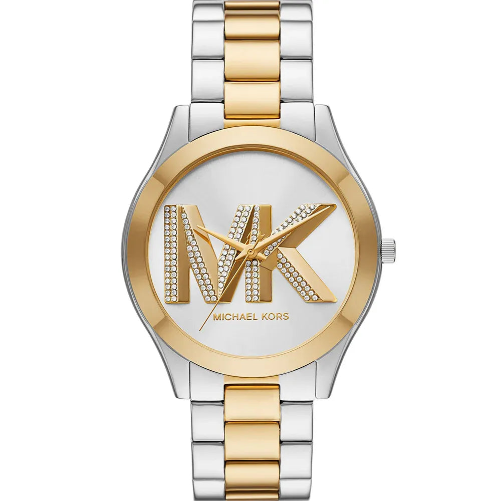 Michael Kors Oversized Slim Runway Two-Tone Watch MK4735