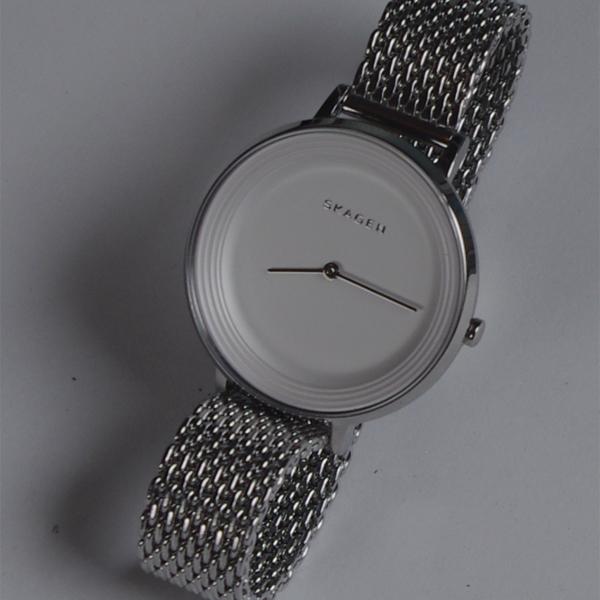 Skagen Ditte Silver Dial Stainless Steel Mesh Ladies Watch SKW2332