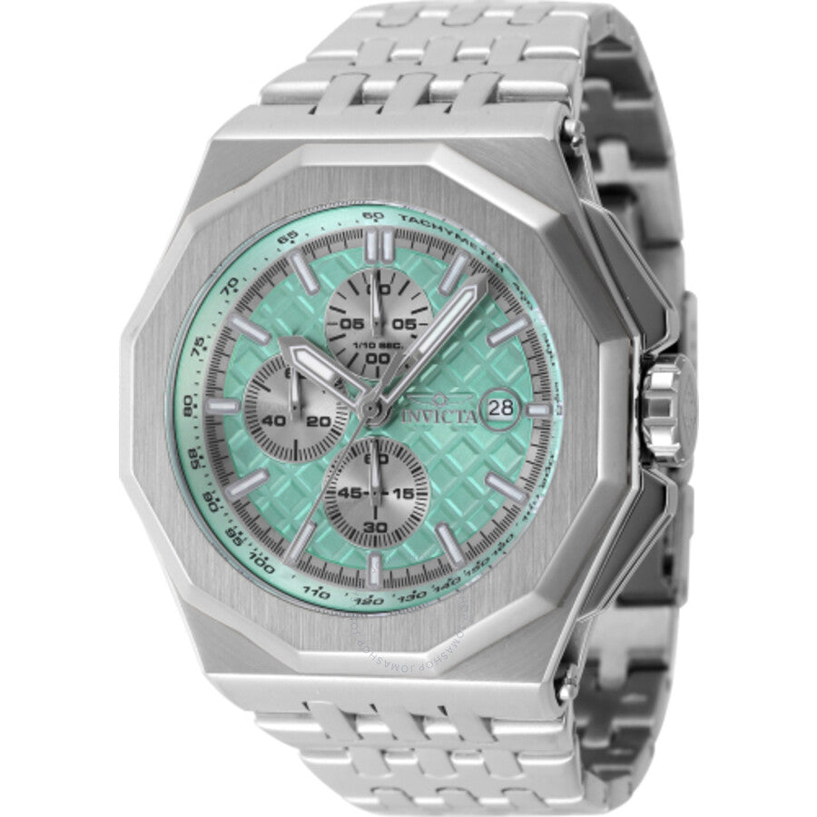 Invicta Akula Chronograph Date Quartz Turquoise  Dial Men's Watch 47389 - Dawson Watches