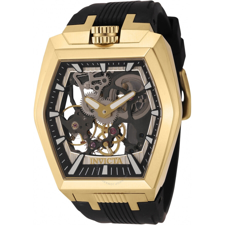 Invicta Akula Hand Wind Black Dial Men's Watch 44018 - Dawson Watches