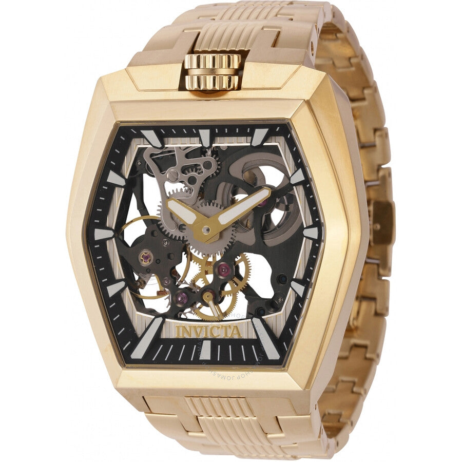 Invicta Akula Ivory and Black Dial Men's Hand Wind Watch 44013 - Dawson Watches