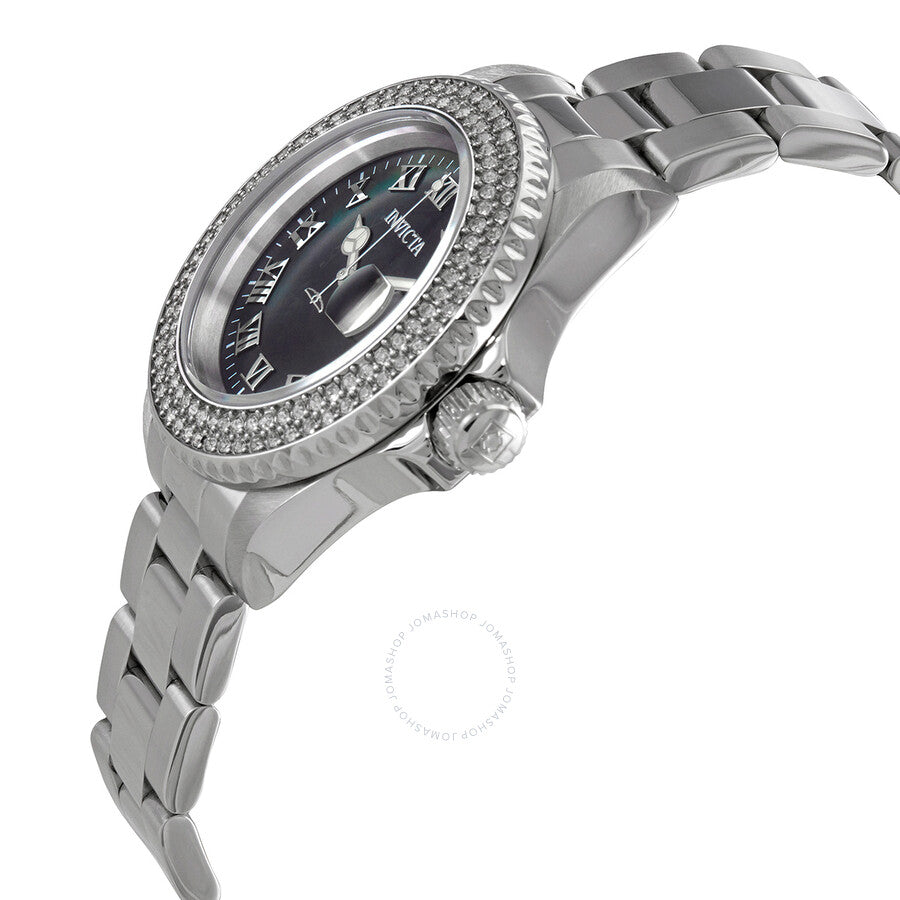 Invicta Angel Black Mother of Pearl Dial Ladies Watch 21711 - Dawson Watches #2