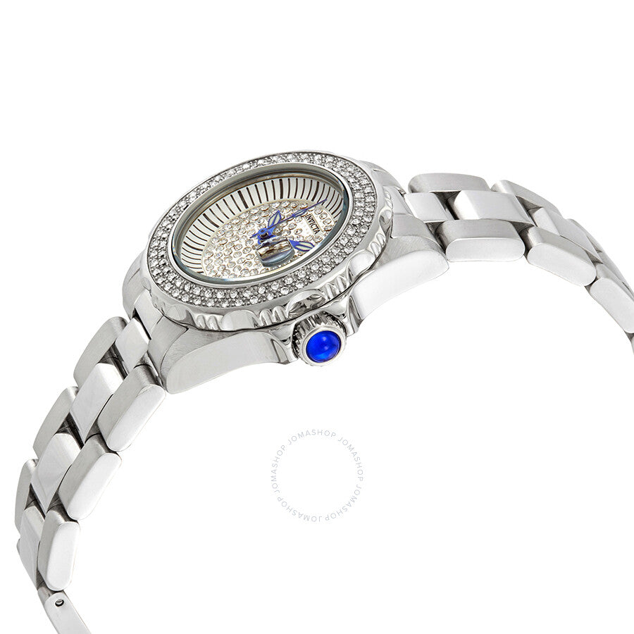 Invicta Angel Silver Crystal-set Dial Ladies Watch 28439 - Dawson Watches #2