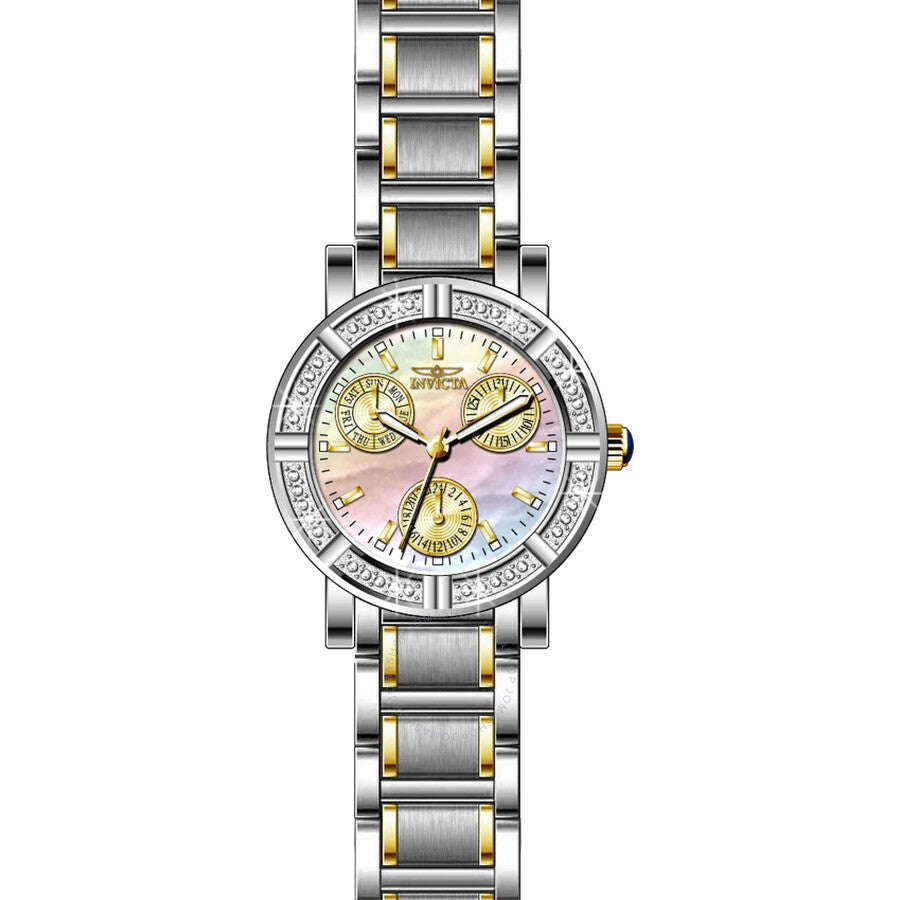 Invicta Angel Crystal White Mother of Pearl Dial Ladies Watch 29117 - Dawson Watches #2
