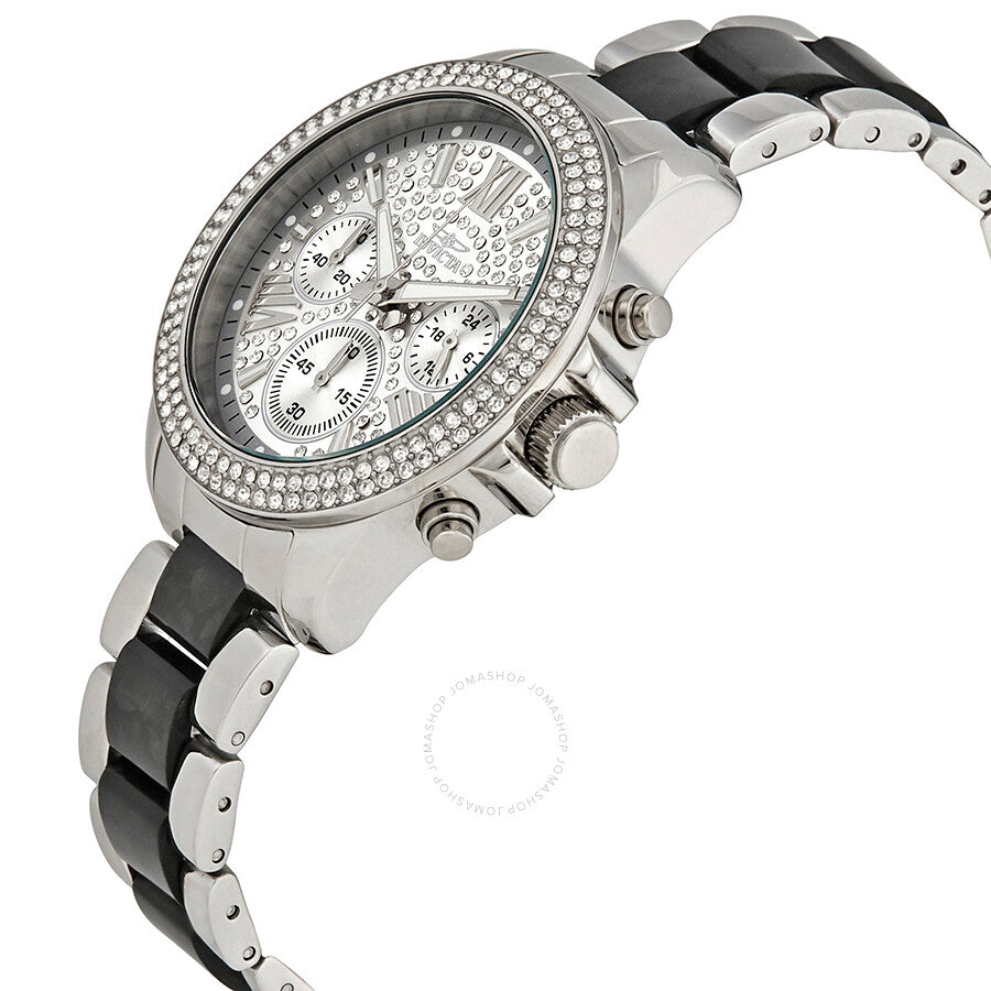 Invicta Angel Multi-Function Silver Crystal-set Ladies Watch 20510 - Dawson Watches #2