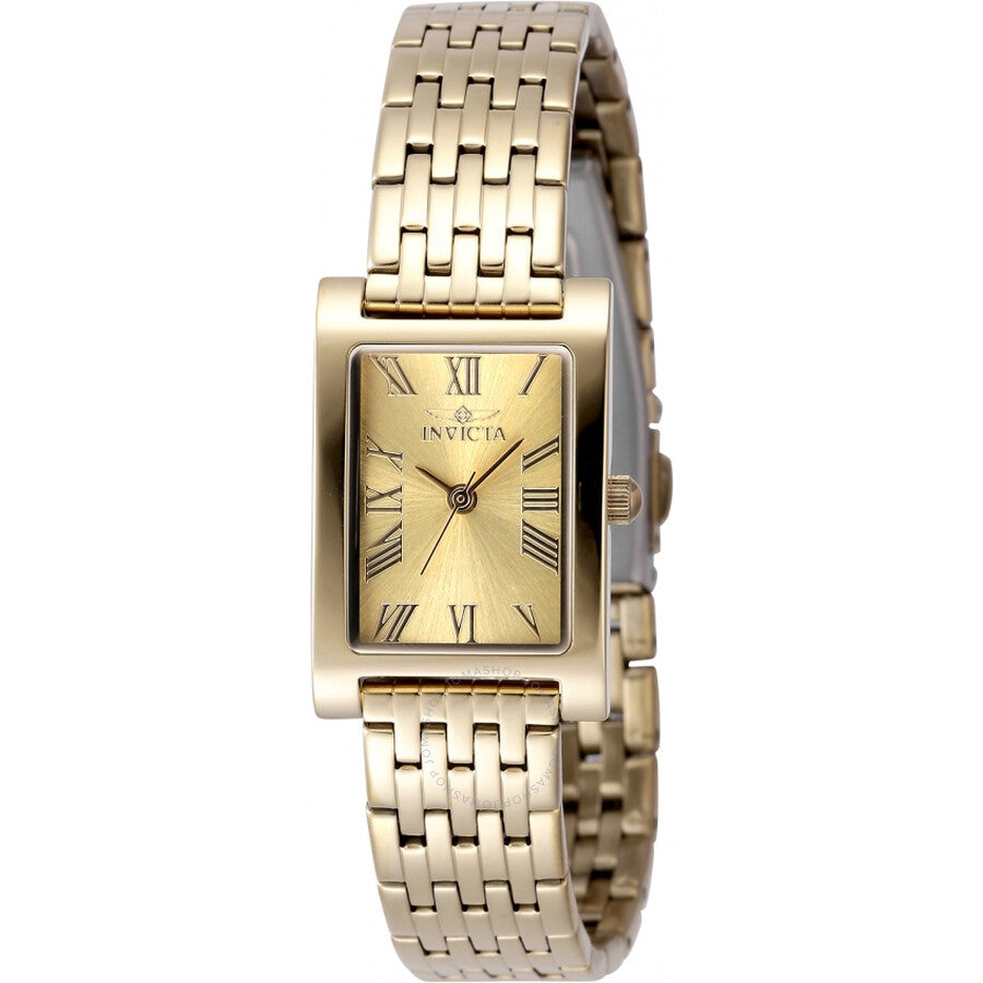 Invicta Angel Quartz Gold Dial Ladies Watch 48143 - Dawson Watches