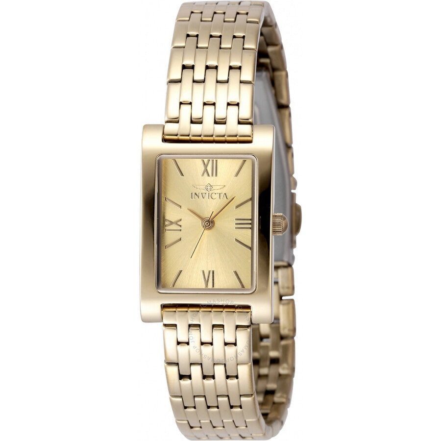 Invicta Angel Quartz Gold Dial Ladies Watch 48147 - Dawson Watches
