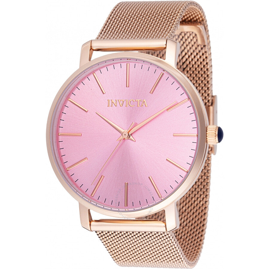 Invicta Angel Quartz Pink Dial Ladies Watch 48846 - Dawson Watches