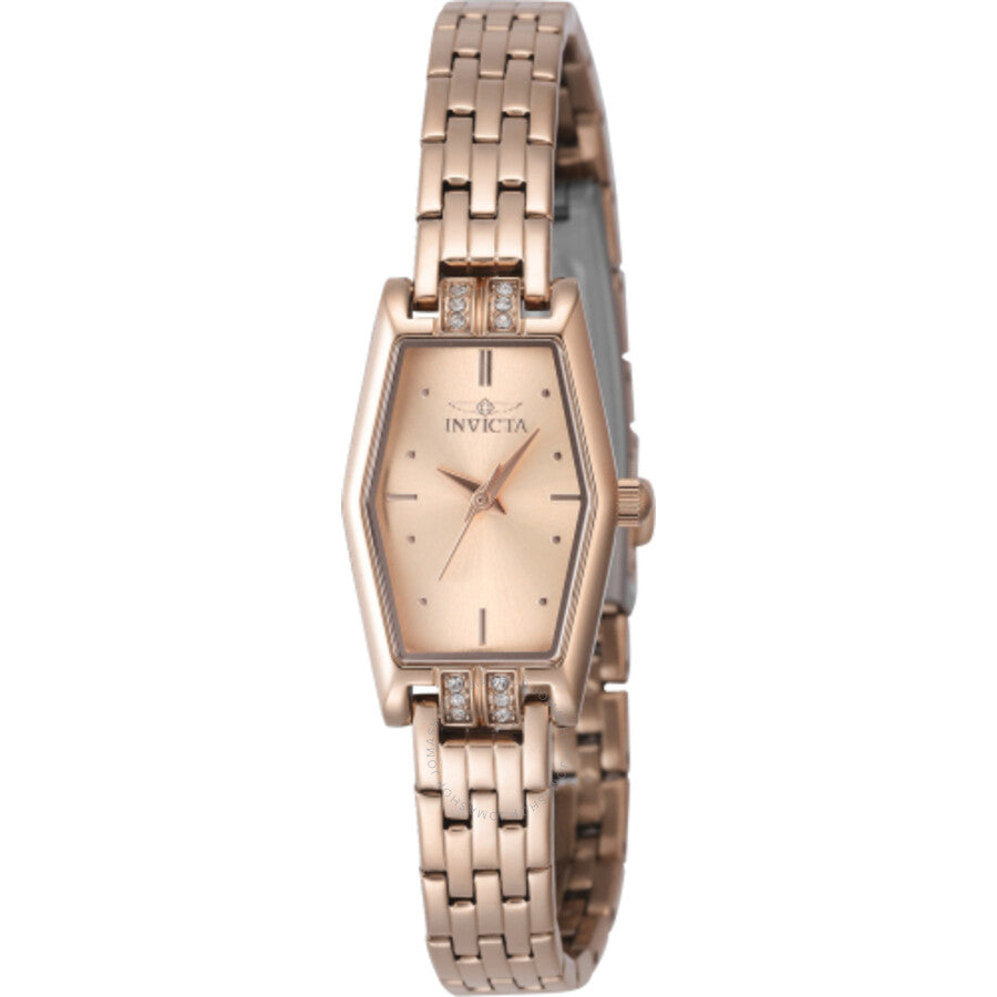 Invicta Angel Quartz Rose Gold Dial Ladies Watch 48133 - Dawson Watches