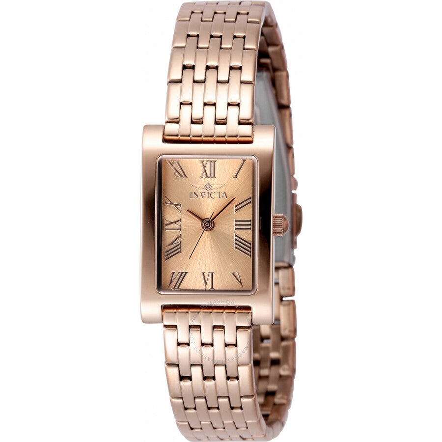 Invicta Angel Quartz Rose Gold Dial Ladies Watch 48145 - Dawson Watches