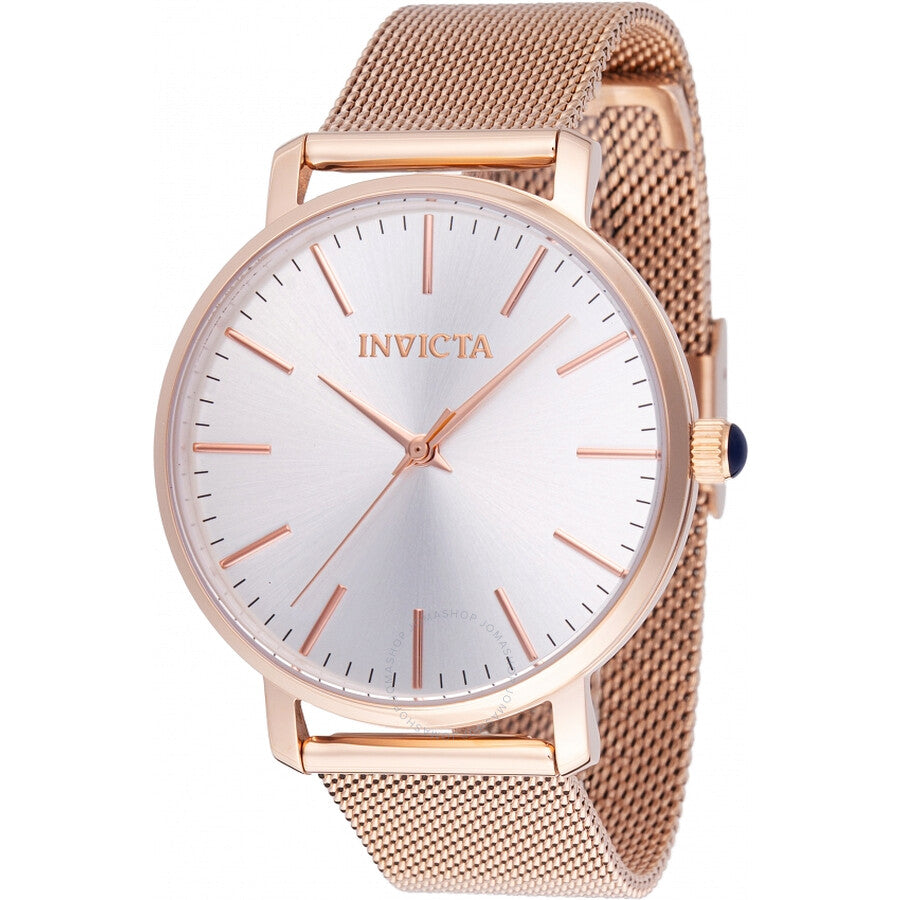 Invicta Angel Quartz Silver Dial Ladies Watch 48847 - The Watches Men & Co