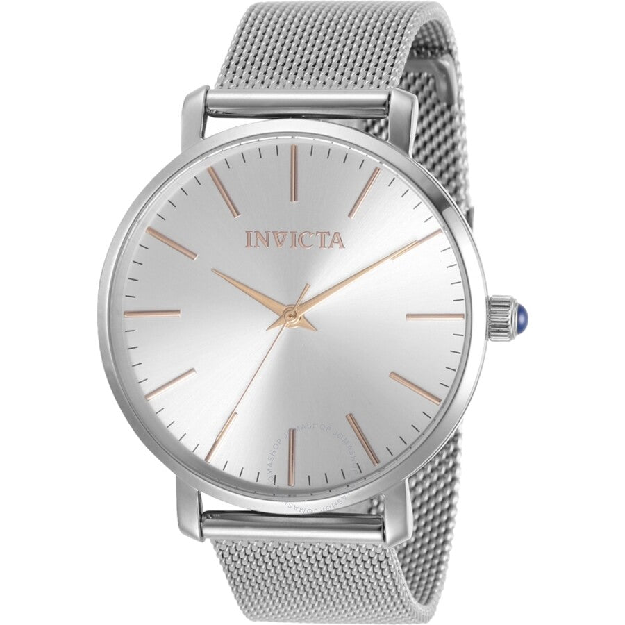 Invicta Angel Quartz Silver Dial Stainless Steel Ladies Watch 31068 - Dawson Watches