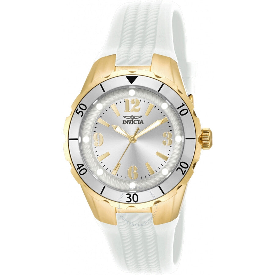 Invicta Angel White Dial White Polyurethane Ladies Watch 17484 17484 - Dawson Watches