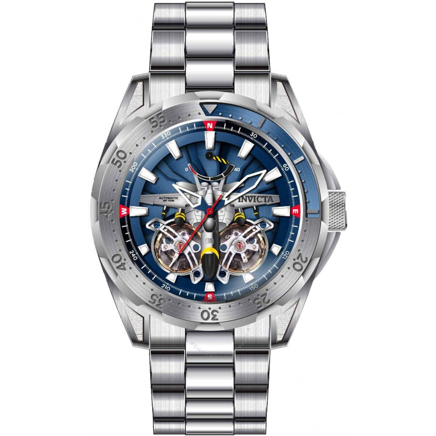 Invicta Aviator Automatic Blue Dial Men's Watch 44686 - Dawson Watches