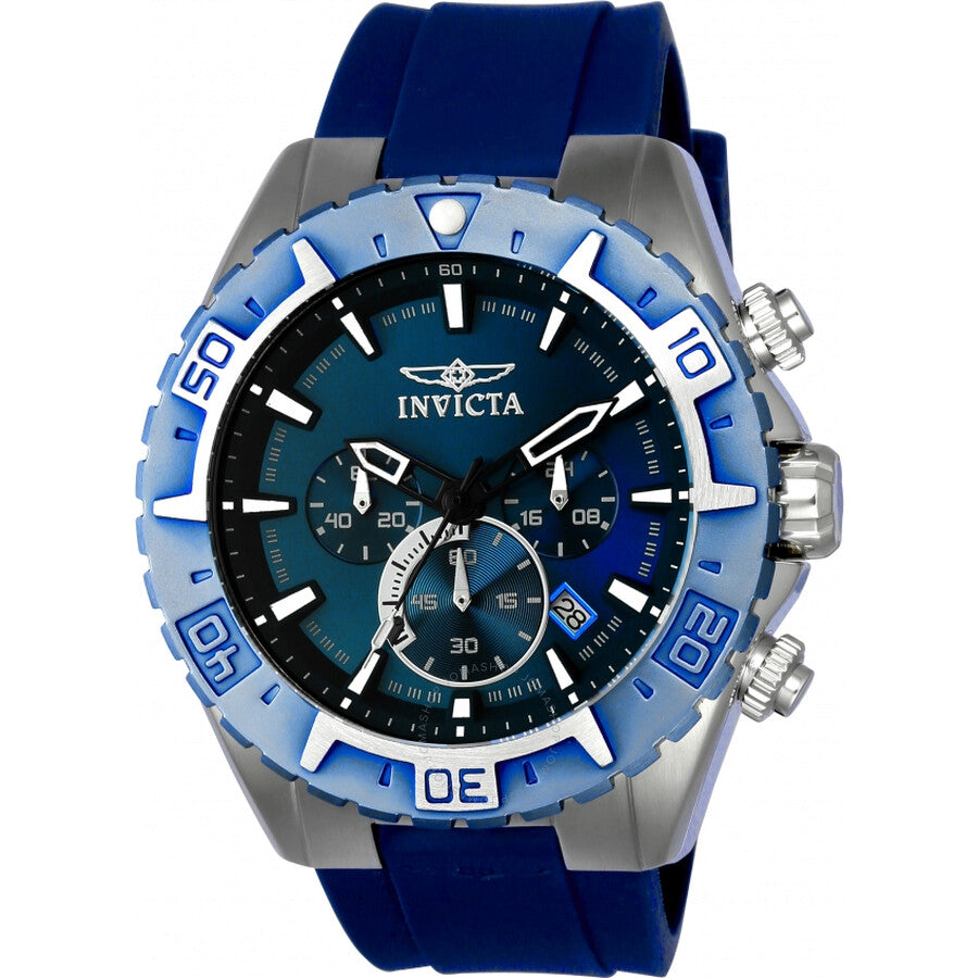 Invicta Aviator Chronograph Blue Dial Men's Watch 22522 - Dawson Watches