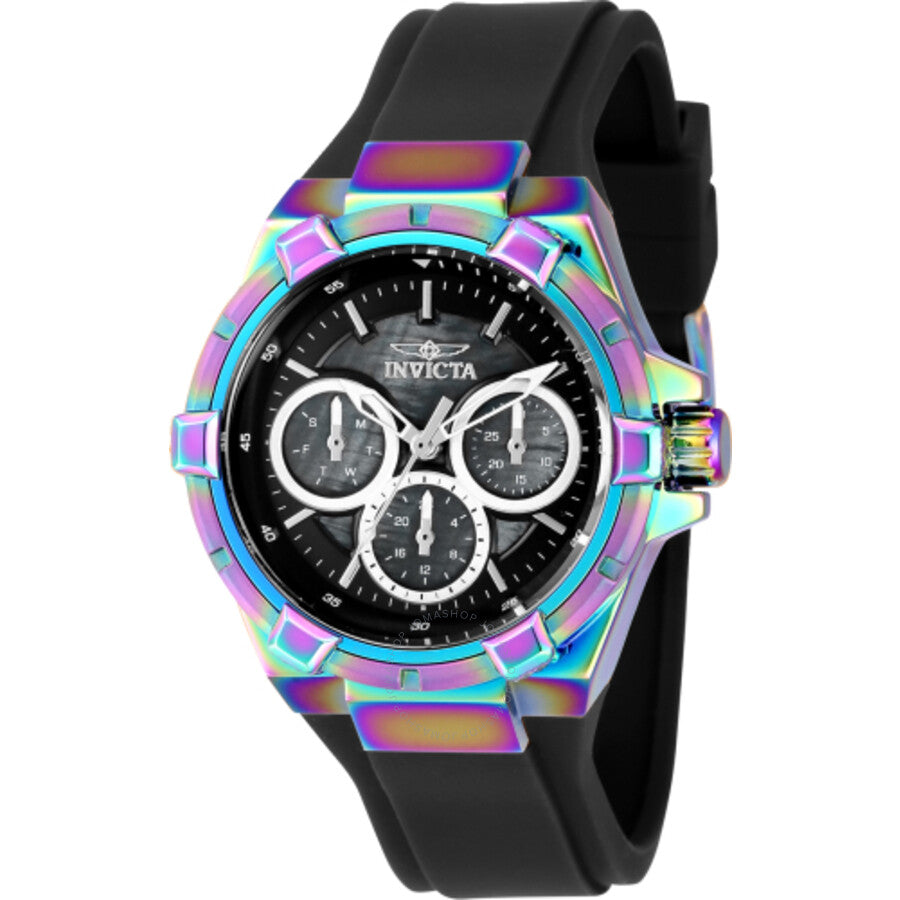 Invicta Aviator GMT Quartz Black Dial Ladies Watch 37309 - Dawson Watches
