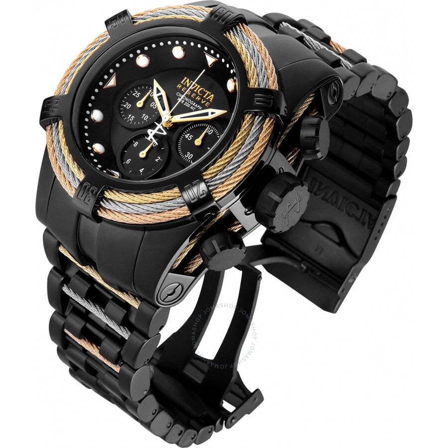 Invicta Bolt Chronograph Black Dial Men's Watch 23050 - Dawson Watches #2