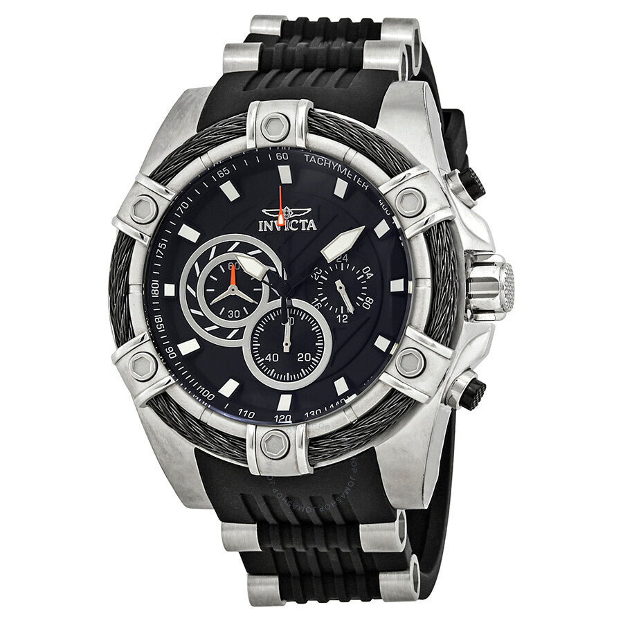 Invicta Bolt Chronograph Black Dial Men's Watch 25523 - The Watches Men & Co