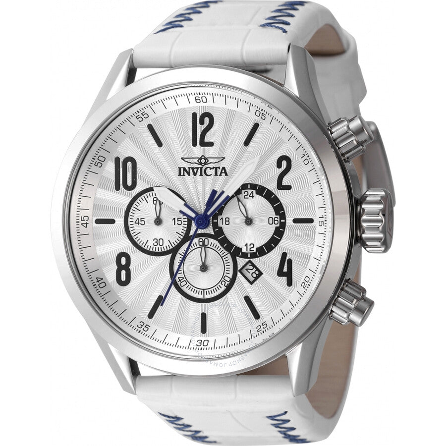 Invicta Bolt Chronograph GMT Quartz Silver Dial Men's Watch 46558 - Dawson Watches