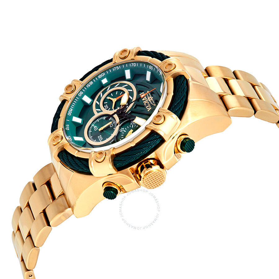 Invicta Bolt Chronograph Green Dial Men's Watch 25517 - Dawson Watches #2