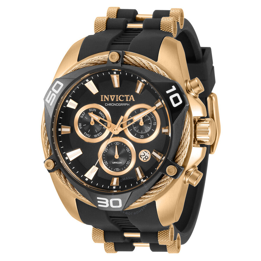 Invicta Bolt Chronograph Quartz Black Dial Men's Watch 31316 - Dawson Watches