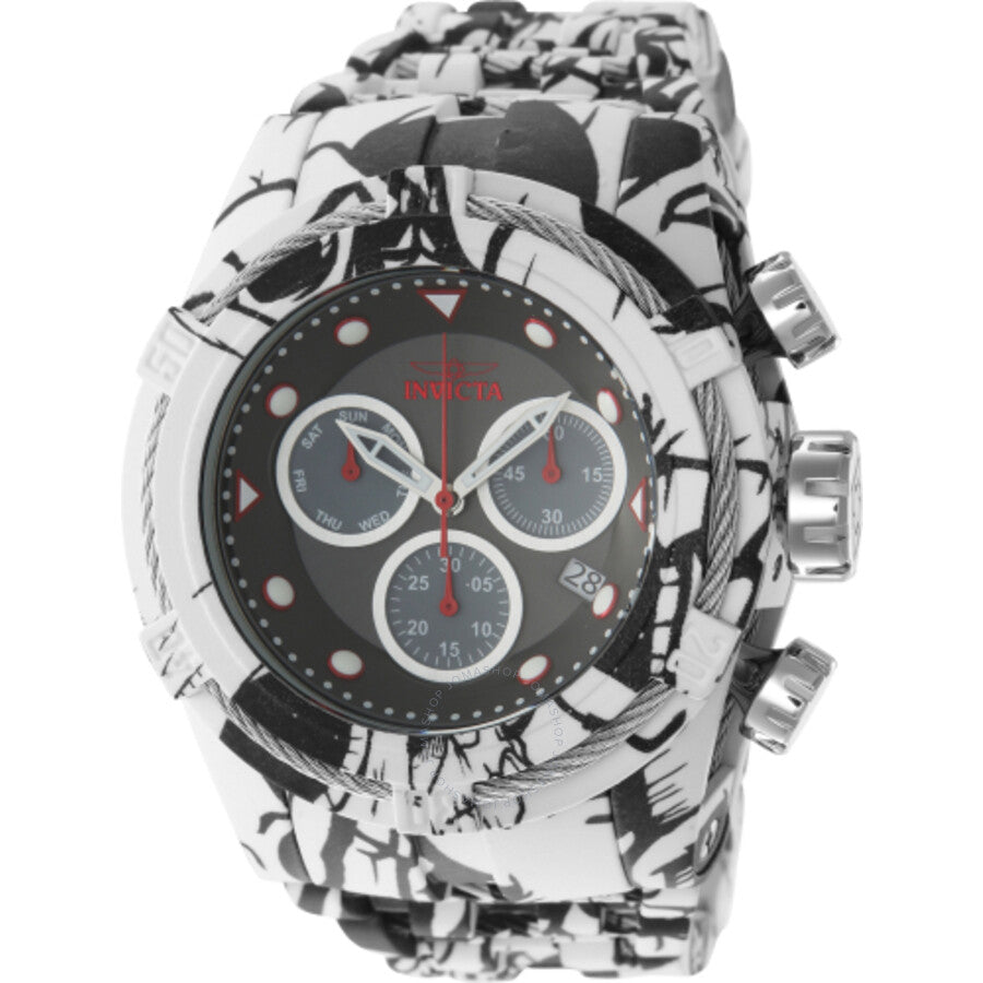 Invicta Bolt Chronograph Quartz Black Dial Men's Watch 43859 - Dawson Watches
