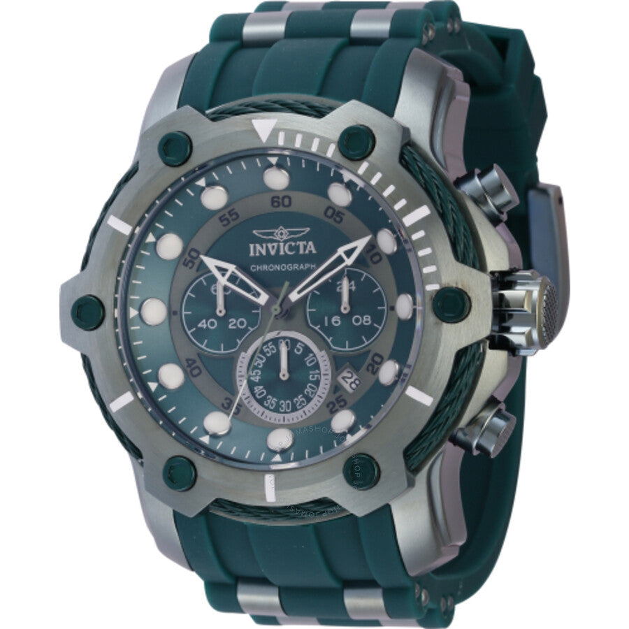 Invicta Bolt Chronograph Quartz Green Dial Men's Watch 40828 - Dawson Watches