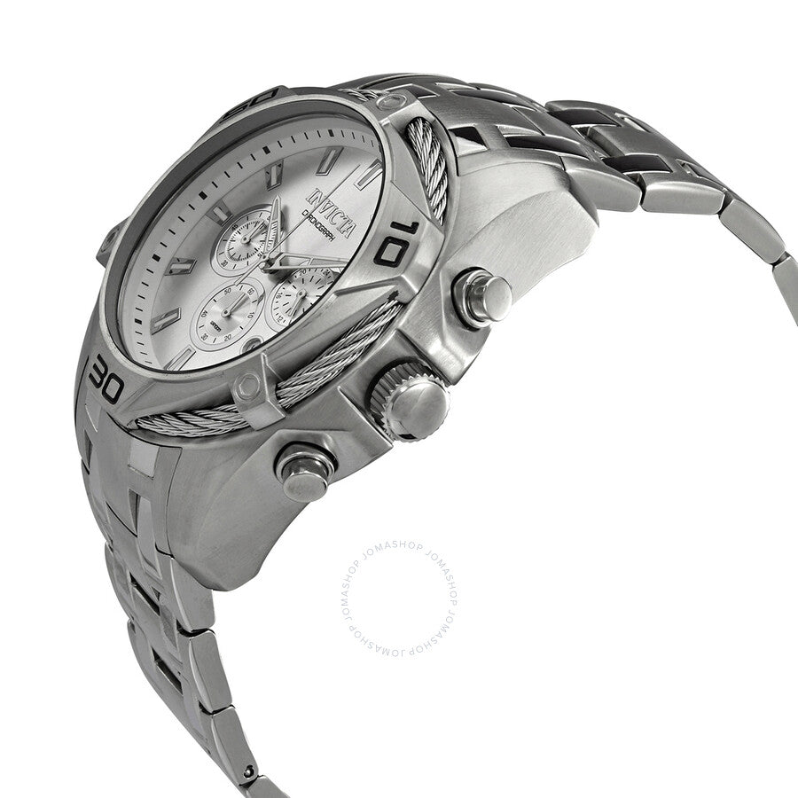 Invicta Bolt Chronograph Quartz Silver Dial Men's Watch 34117 - Dawson Watches #2