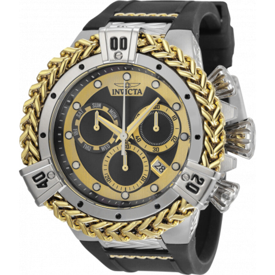 Invicta Bolt Herc Chronograph Date Quartz Black Dial Men's Watch 35580 - Dawson Watches