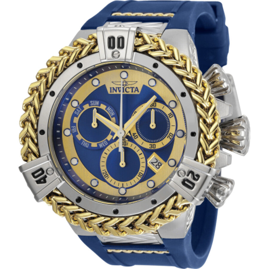 Invicta Bolt Herc Chronograph Date Quartz Blue Dial Men's Watch 35581 - Dawson Watches