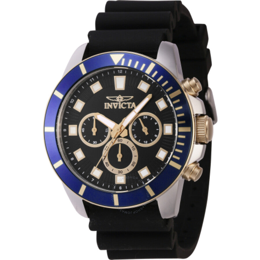 Invicta Pro Diver Chronograph Quartz Black Dial Men's Watch 46082 - Dawson Watches