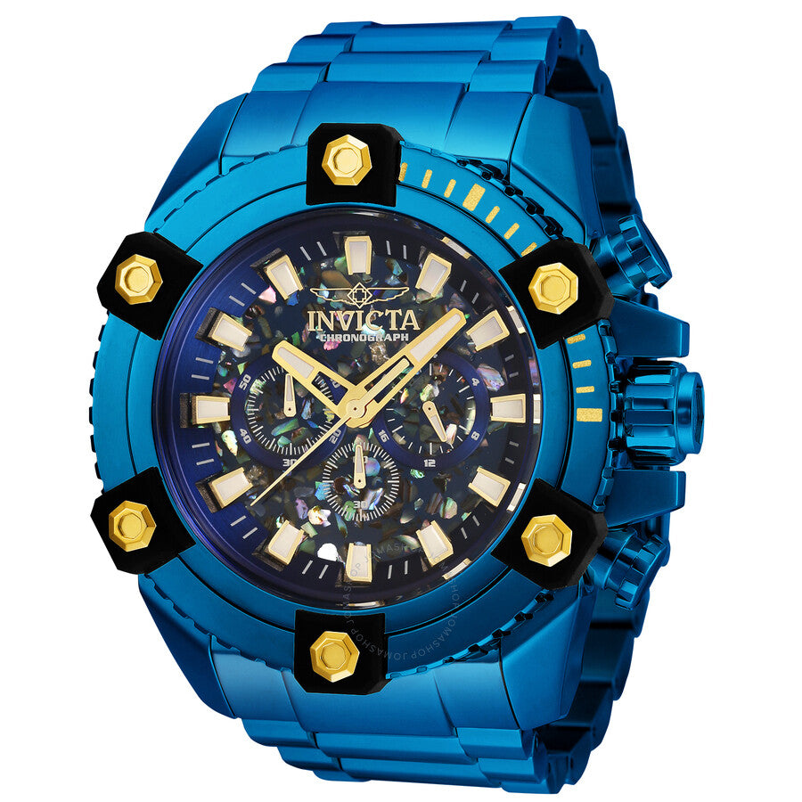 Invicta Coalition Forces Chronograph Quartz Blue Dial Men's Watch 35977 - Dawson Watches